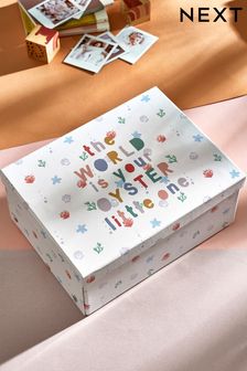 White Under the Sea Baby Keepsake Gift Box (M38412) | 13 €