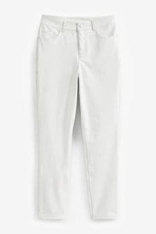Weiß - Commando Hose aus Lederimitat mit 5 Taschen (M38869) | 139 €