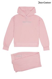 Juicy Couture Pink Juicy Cosy Rib Hood And Flare Lounge Set (M39069) | 60 €