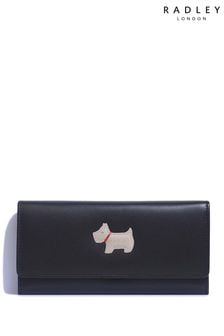 Negru - Radley London Heritage Radley Large Flapover Matinee Purse (M39393) | 472 LEI