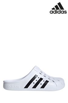 adidas White Sportswear Adilette Clogs (M39504) | R836