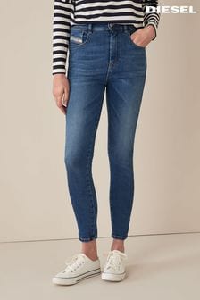Diesel® Slandy Skinny Fit Jeans mit hohem Bund (M39968) | 57 €