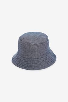 Blue Chambray Bucket Hat (3mths-10yrs) (M40092) | €7.50 - €10