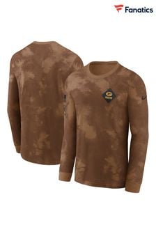 Fanatics NFL Green Bay Packers 2023 Long Sleeve Salute to Service Brown T-Shirt (M40281) | €58