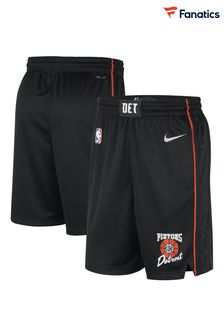 Fanatics NBA Detroit Pistons City Edition Swingman Black Shorts Unisex (M40381) | €83