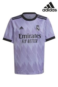 adidas Junior Real Madrid 22/23 Jersey-T-Shirt für Auswärtsspiele, Violett (M40464) | 67 €