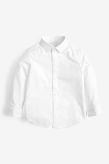 White Long Sleeve Oxford Shirt (3mths-7yrs) (M40893) | $17 - $20