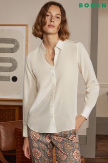 Bianco - Boden - Camicia in seta (M41029) | €145