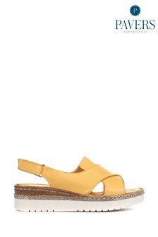 Pavers Ladies Leather Cross-Over Sandals (M41236) | 54 €