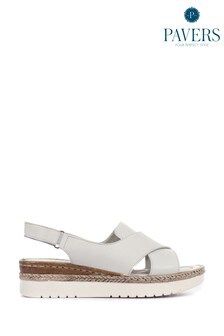 Pavers Ladies Leather Cross-Over Sandals (M41277) | 54 €