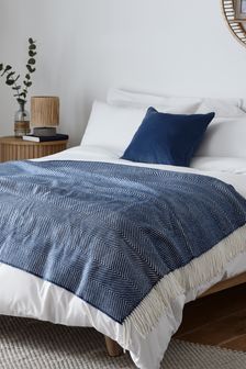 人字紋薄毯毛毯 (M41477) | NT$1,030