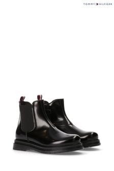 Tommy Hilfiger Chelsea Black Boots (M41583) | BGN218 - BGN268