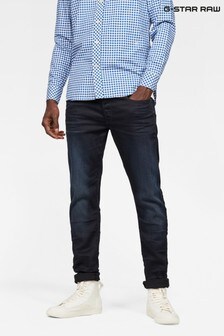 Niebieskie dopasowane jeansy G-Star 3301 Slander R Superstretch (M41895) | 618 zł