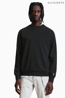 Allsaints Black Haste Crew Sweatshirt (M42225) | 87 €