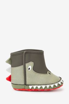 Green Croc Pram Wellie Boots (0-24mths) (M42241) | €6