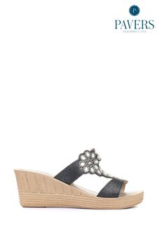 Sandals Pavers Black Mules Wedding | Next Gibraltar