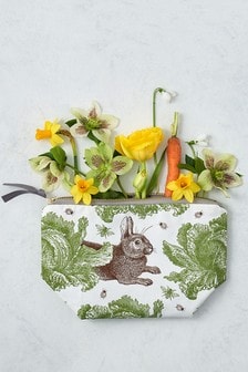 Thornback & Peel Cream Rabbit & Cabbage Cosmetic Bag (M42852) | €29