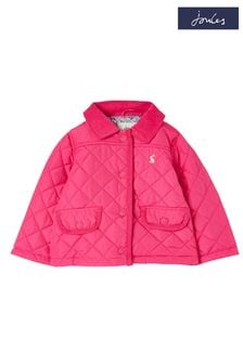 Joules Pink Mabel Quilted Coat (M43479) | €13.50