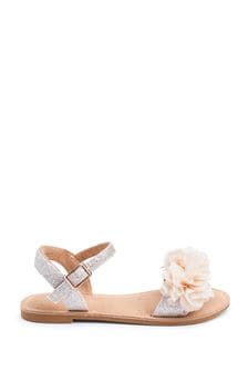 Rosa - Sandalen mit Blumenverzierung, besondere Anlässe (M43874) | 9 € - 12 €