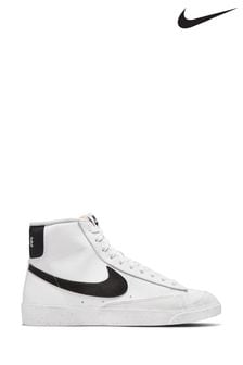 Nike White/Black Blazer Mid 77 Next Nature Trainers (M44027) | €51