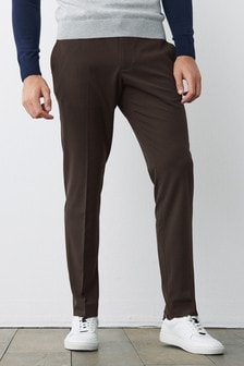 Brown Skinny Fit Motion Flex Trousers (M44132) | €8