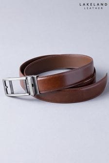 بني - حزام جلد Ratchet من Lakeland Leather (M44197) | 222 د.إ