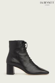 L.K.Bennett Black Arabella Open Lace-Up Boots (M44425) | 442 €