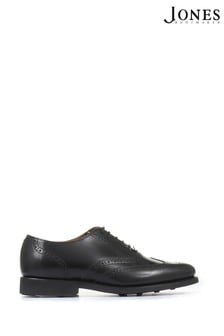 Jones Bootmaker Black Mayfair Goodyear Welted Men's Leather Oxford Brogues (M44504) | SGD 252
