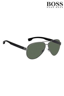 BOSS Silver Pilot Sunglasses (M44538) | €190
