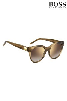 BOSS Brown Round Sunglasses (M44546) | ₪ 675
