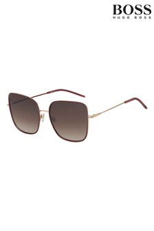 BOSS Oversized Burgundy Frame Sunglasses (M44548) | ₪ 787