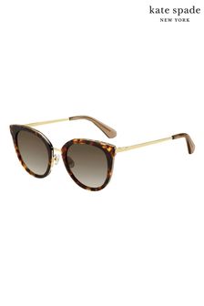 Brązowe okulary przeciwsłoneczne w szylkretowej oprawce kate spade new york Jazzlyn (M44591) | 870 zł