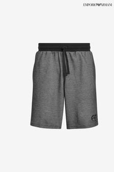 Emporio Armani Loungewear Textured Shorts (M44937) | $97