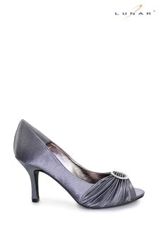 Lunar Grey Sienna Diamanté Court Shoes (M45048) | 63 €