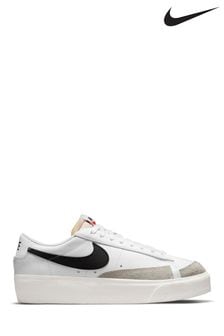 Czarny/biały - Niskie buty sportowe na platformie Nike Blazer (M45422) | 476 zł