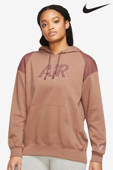 salmon colored nike hoodie