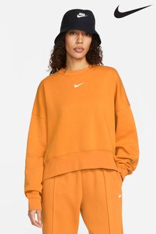 Nike Trend Oversize-Sweatshirt aus Fleece, Gelb (M45553) | 74 €