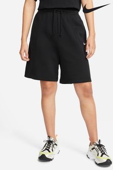 Nike Black Trend Fleece High Rise Shorts (M45556) | kr566