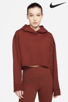 Nike Brown Yoga Luxe Cropped Fleece Hoodie (M45776) | 101 €