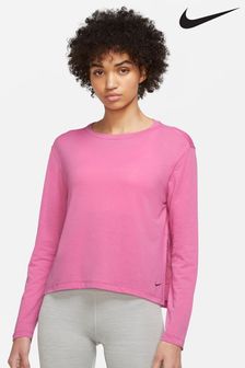 Nike Pink Yoga Dri-FIT Long Sleeved Top (M45785) | €19