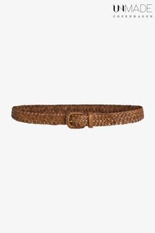 Unmade Copenhagen Brown Ceka Leather Belt (M45875) | $82
