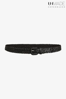 Unmade Copenhagen Black Ceka Leather Belt (M45876) | $82