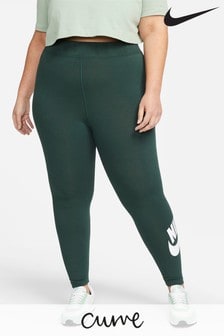 green nike leggings womens