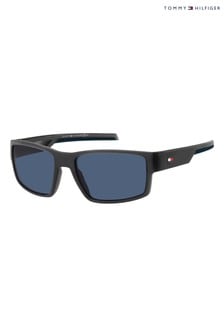 Ciemnoszare okulary przeciwsłoneczne Tommy Hilfiger Wrap (M46823) | 660 zł