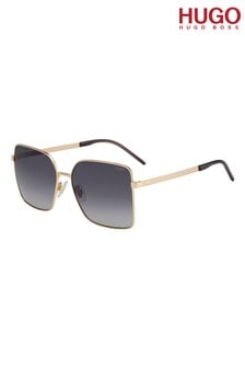 HUGO Oversized Gold Sunglasses (M46856) | ₪ 554