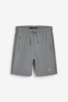 Grey - Sports Shorts (3-16yrs) (M47268) | kr160 - kr226