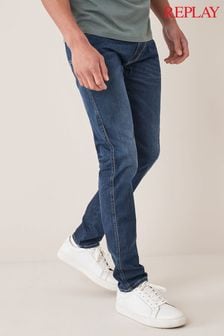 ג'ינס כחול - ג'ינס סלים <bdo dir="ltr">Replay® Anbass </bdo> (M47605) | ‏698 ₪