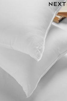 Set of 2 Firm Breathable Cotton Pillows