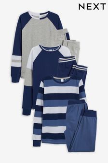  (M47618) | NT$1,510 - NT$1,820 藍色 - Next睡衣3件裝 (3-16歲)