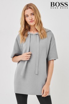 Women's Jumpers Boss Silver Knitwear 